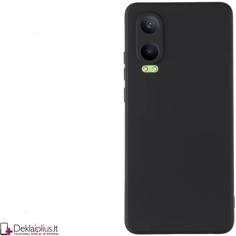 Liquid Air guminis juodas dėklas - su kameros apsauga (Oneplus Nord Ce4 Lite) Liquid Air guminis juodas dėklas - su kameros apsauga (Oneplus Nord Ce4 Lite)